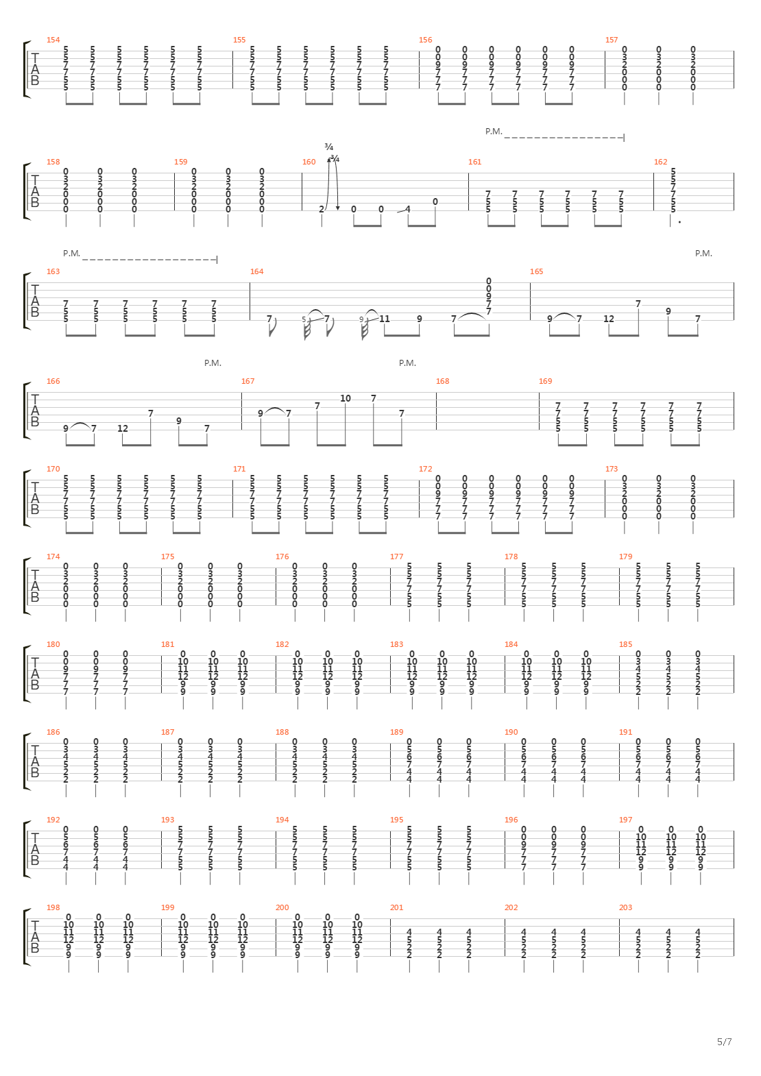 87吉他谱