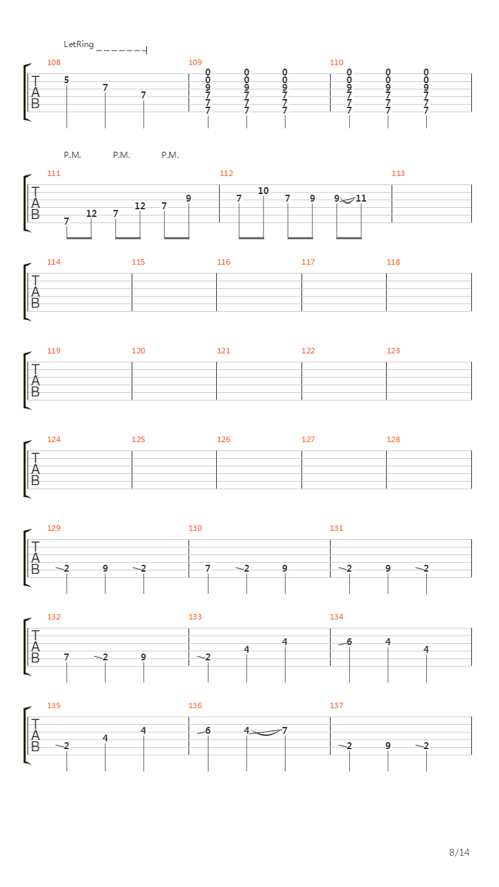 87吉他谱