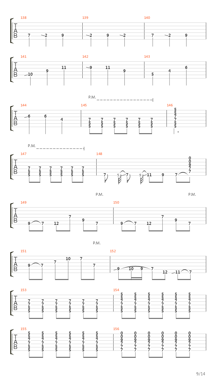 87吉他谱