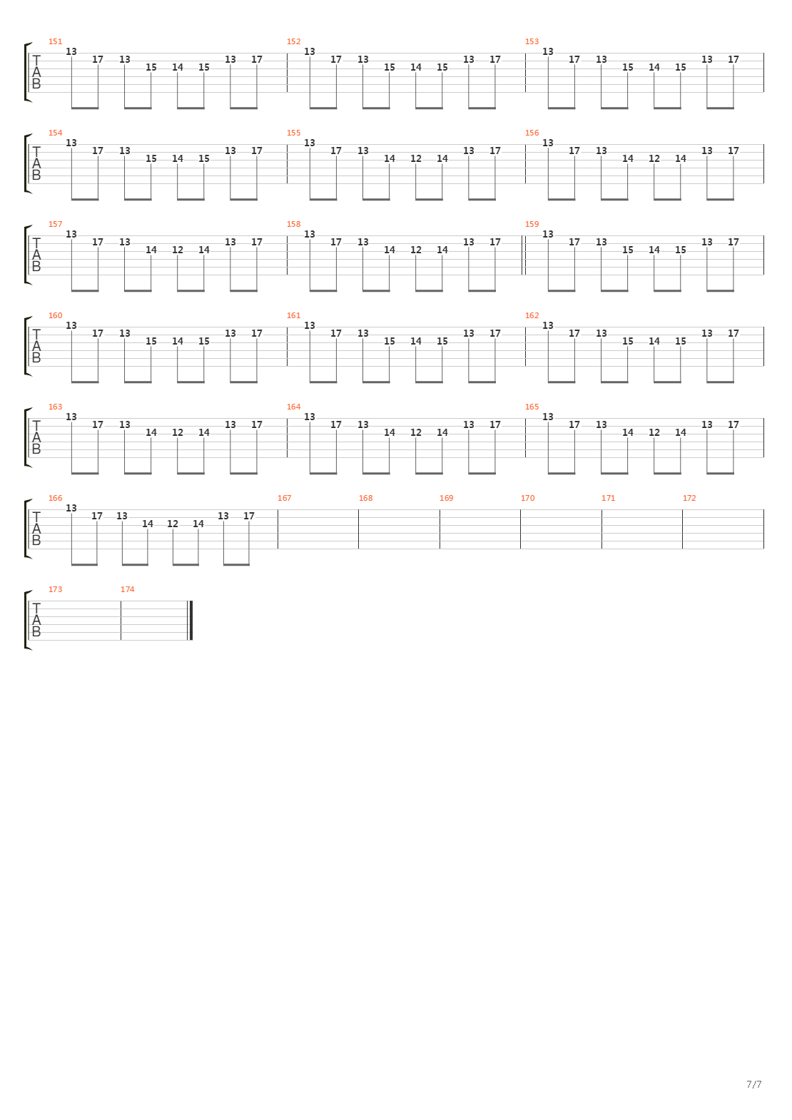 An Evaporation吉他谱