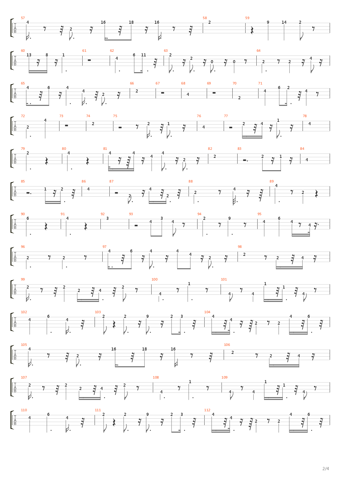 Classe 58吉他谱