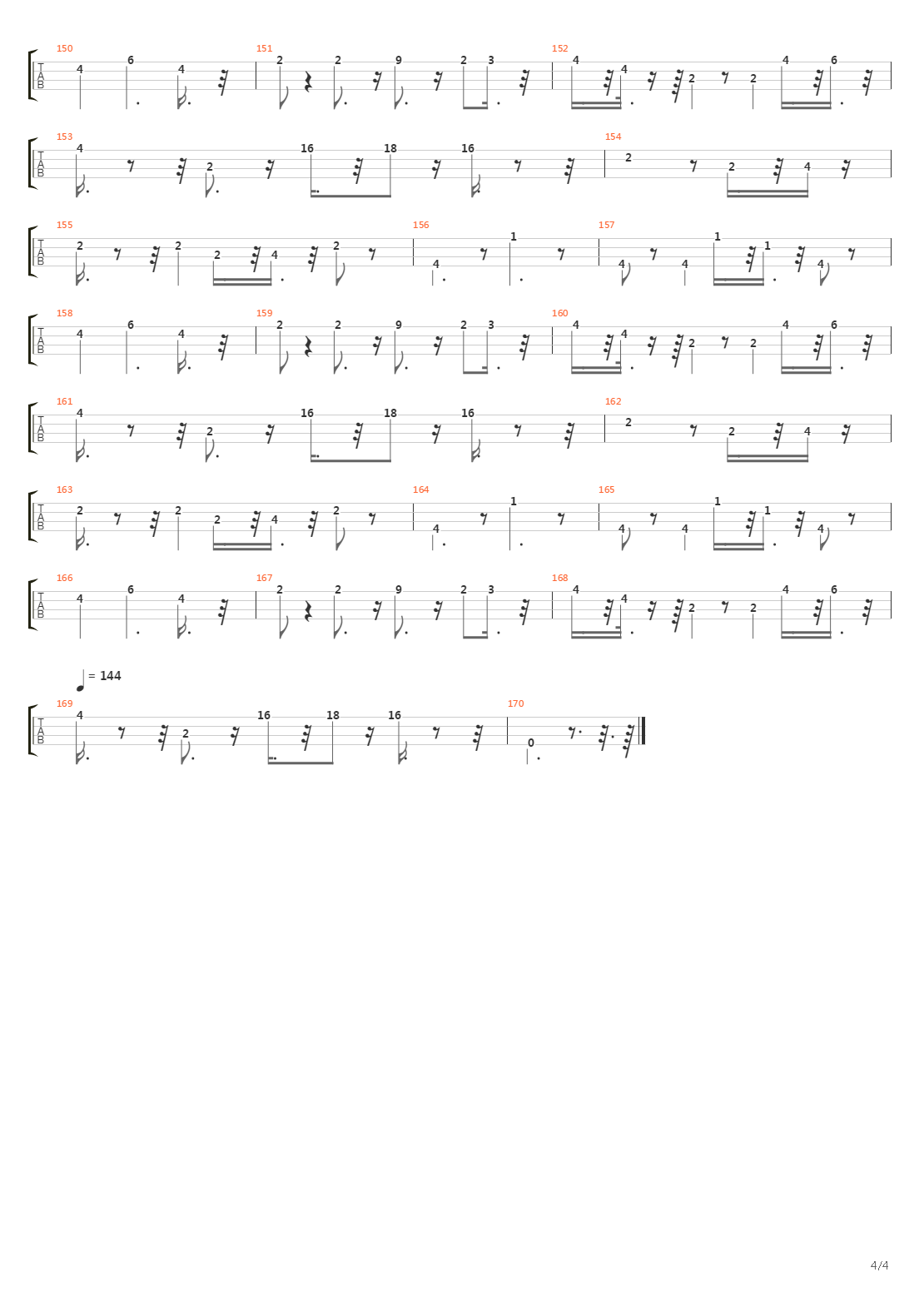 Classe 58吉他谱