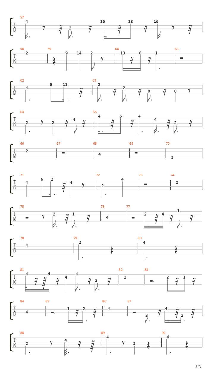 Classe 58吉他谱