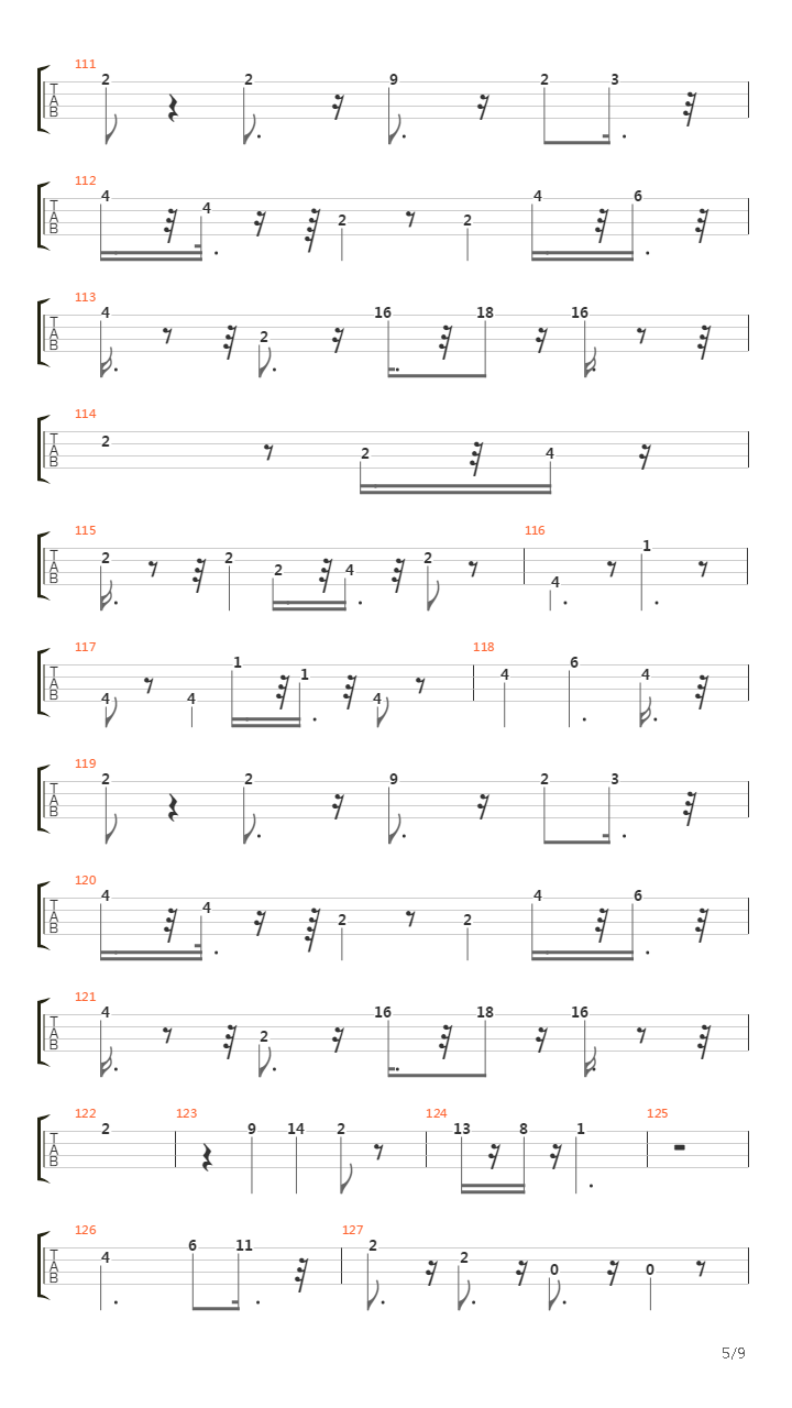 Classe 58吉他谱