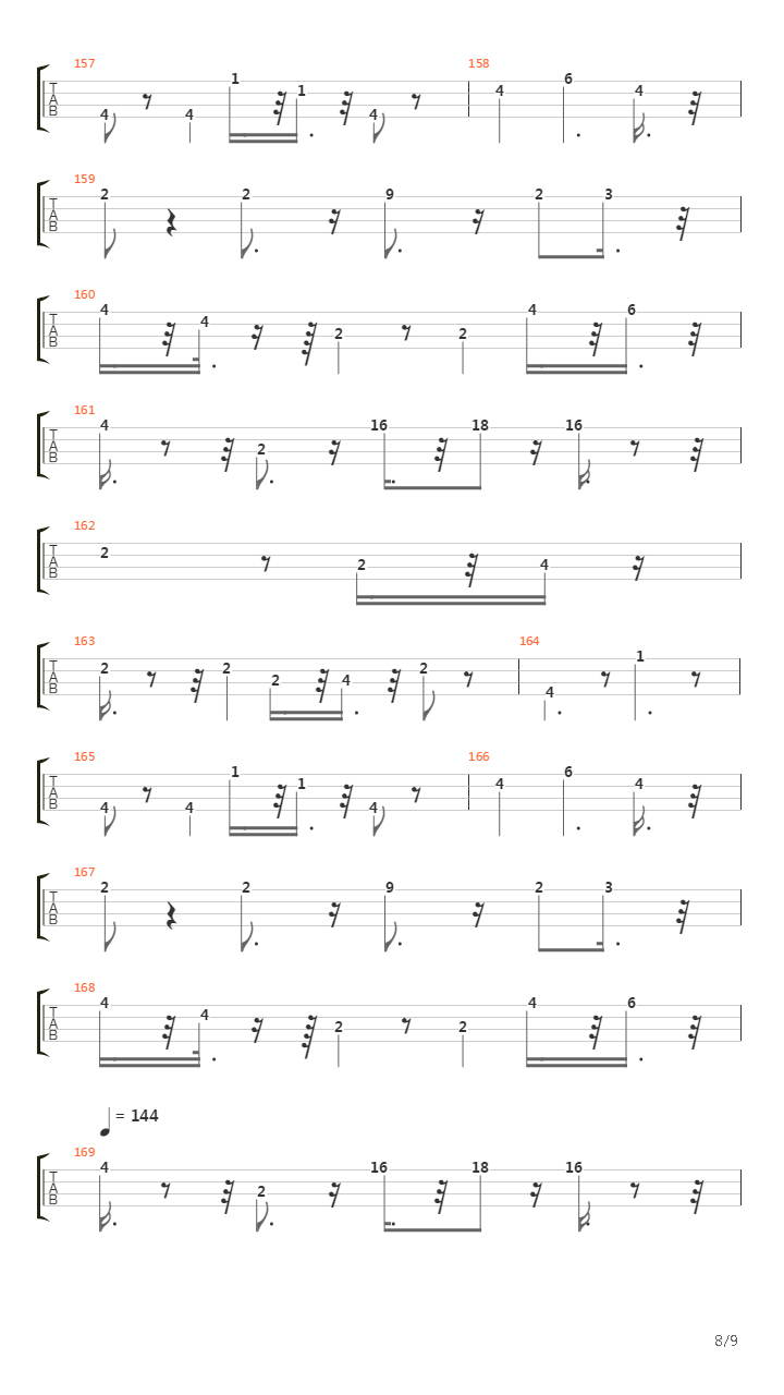 Classe 58吉他谱