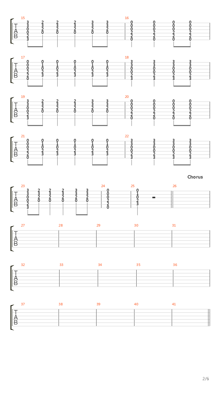 100 In A 55吉他谱