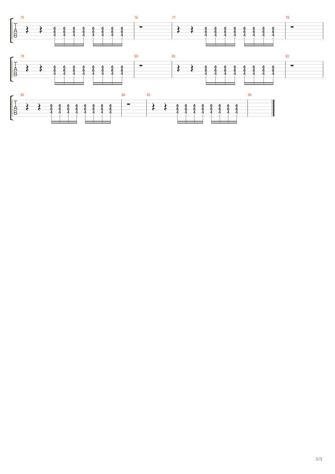 Machine Gun吉他谱