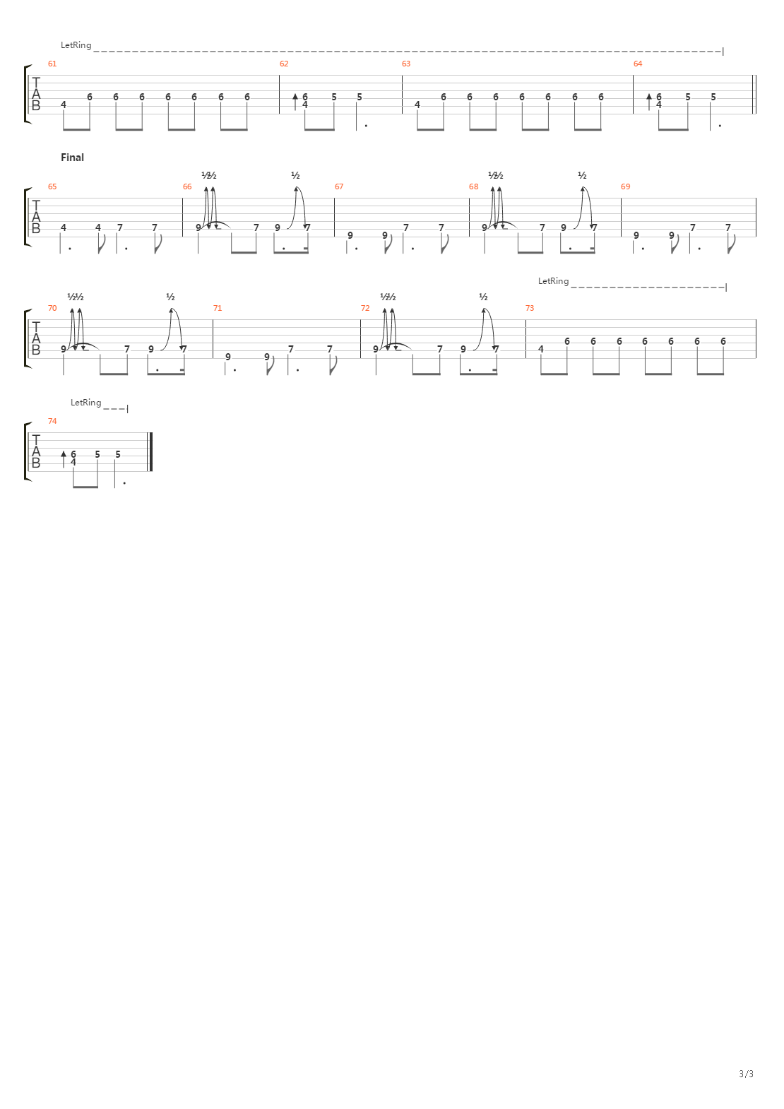 Over吉他谱