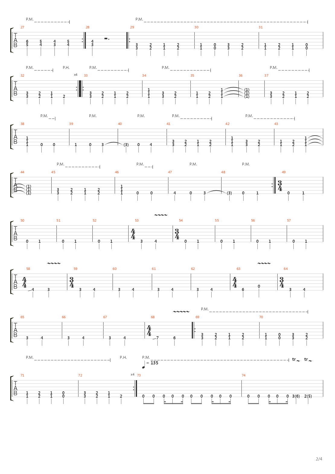 A Crack In The Spine Of The Gallant吉他谱