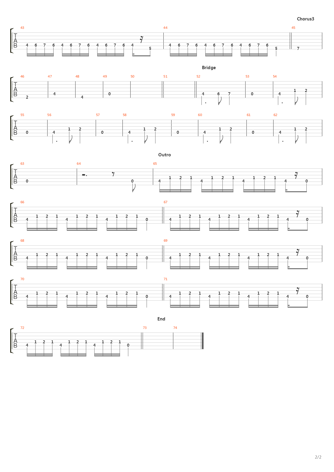 Jc吉他谱