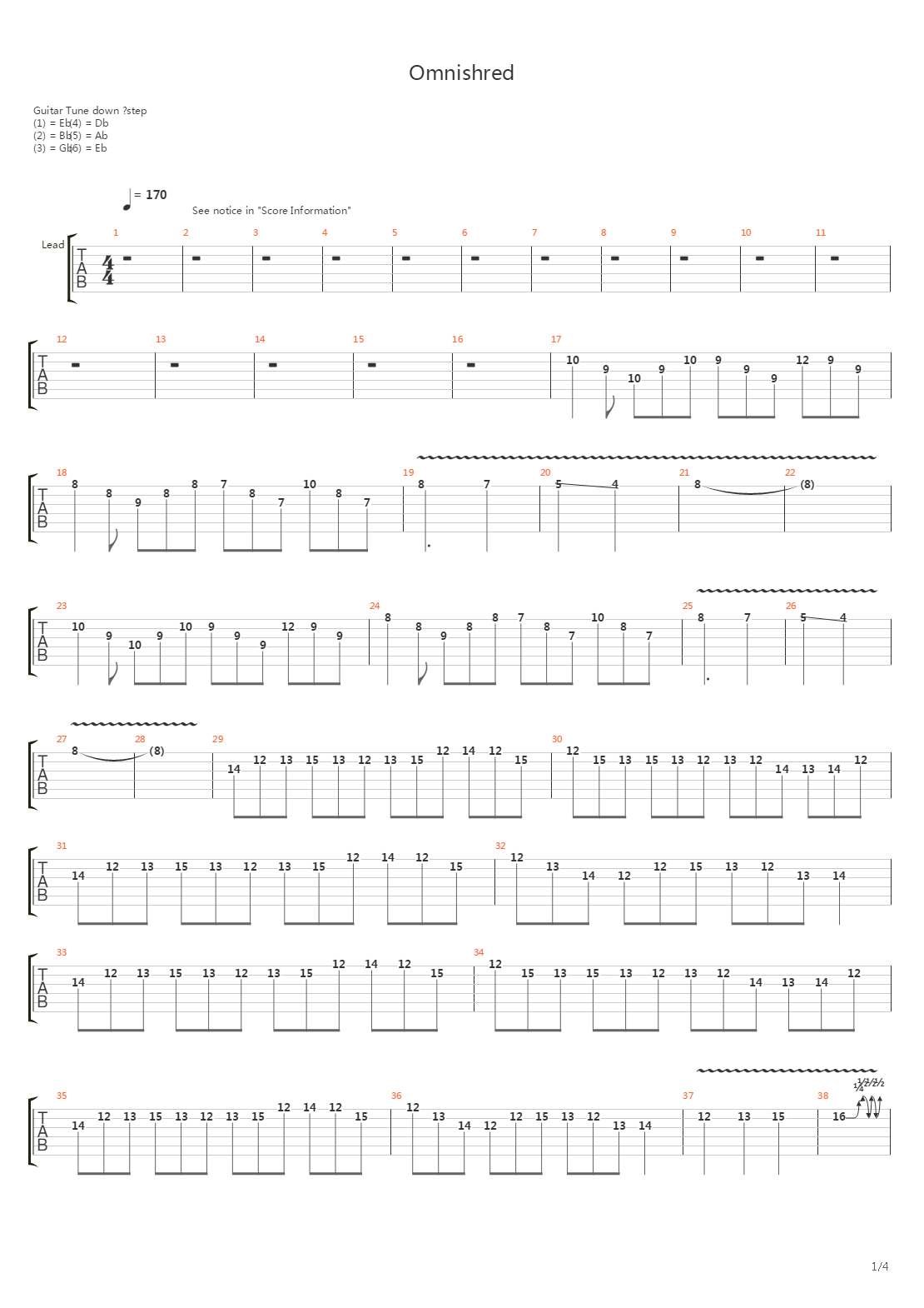 Omnishred Were Gonna Need A Bigger Sword吉他谱
