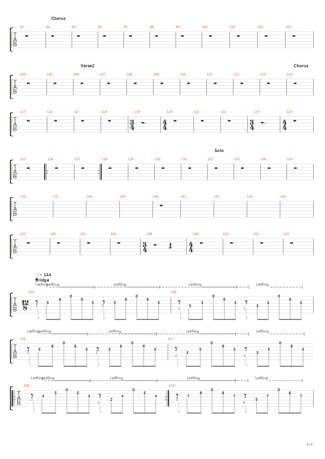 frontier吉他谱图片