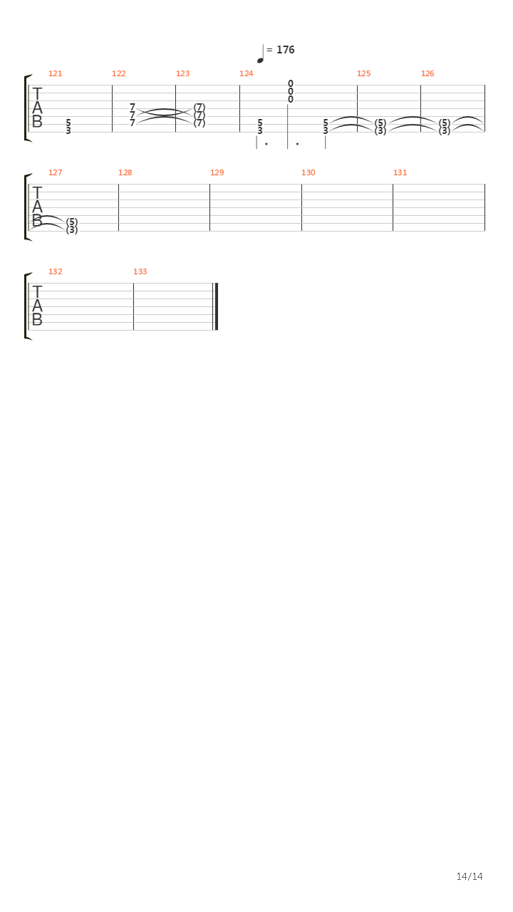 The Dark River吉他谱