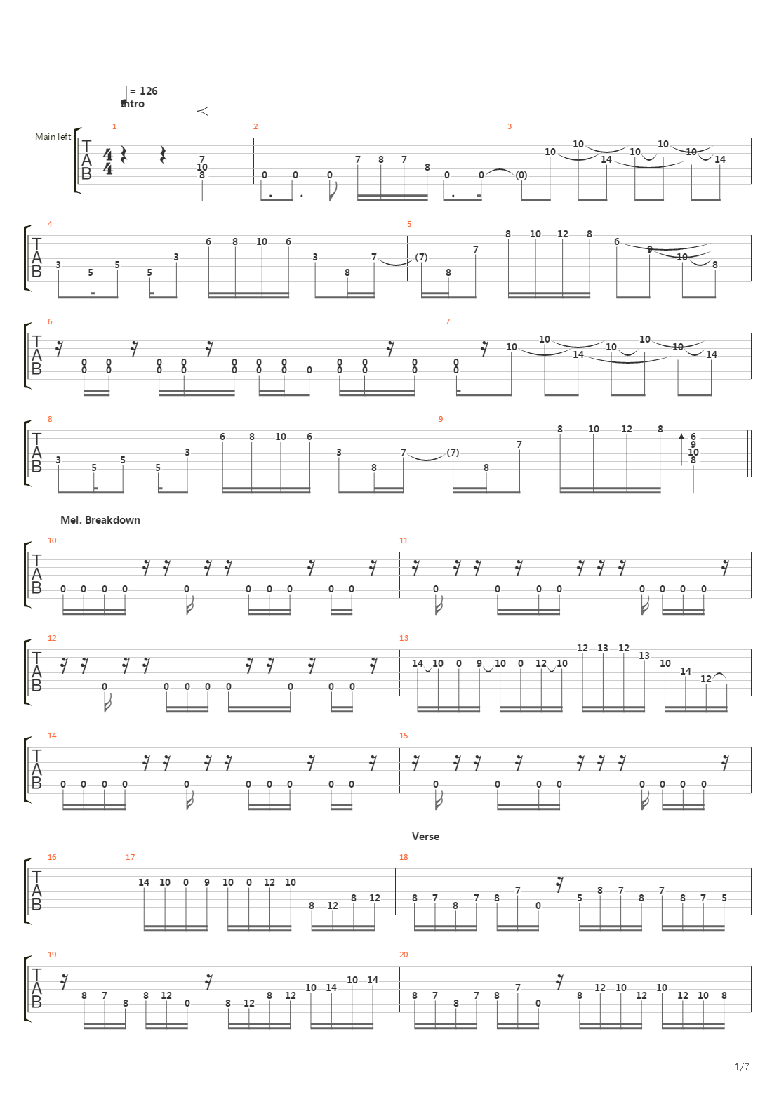 The Slough Of Despond吉他谱