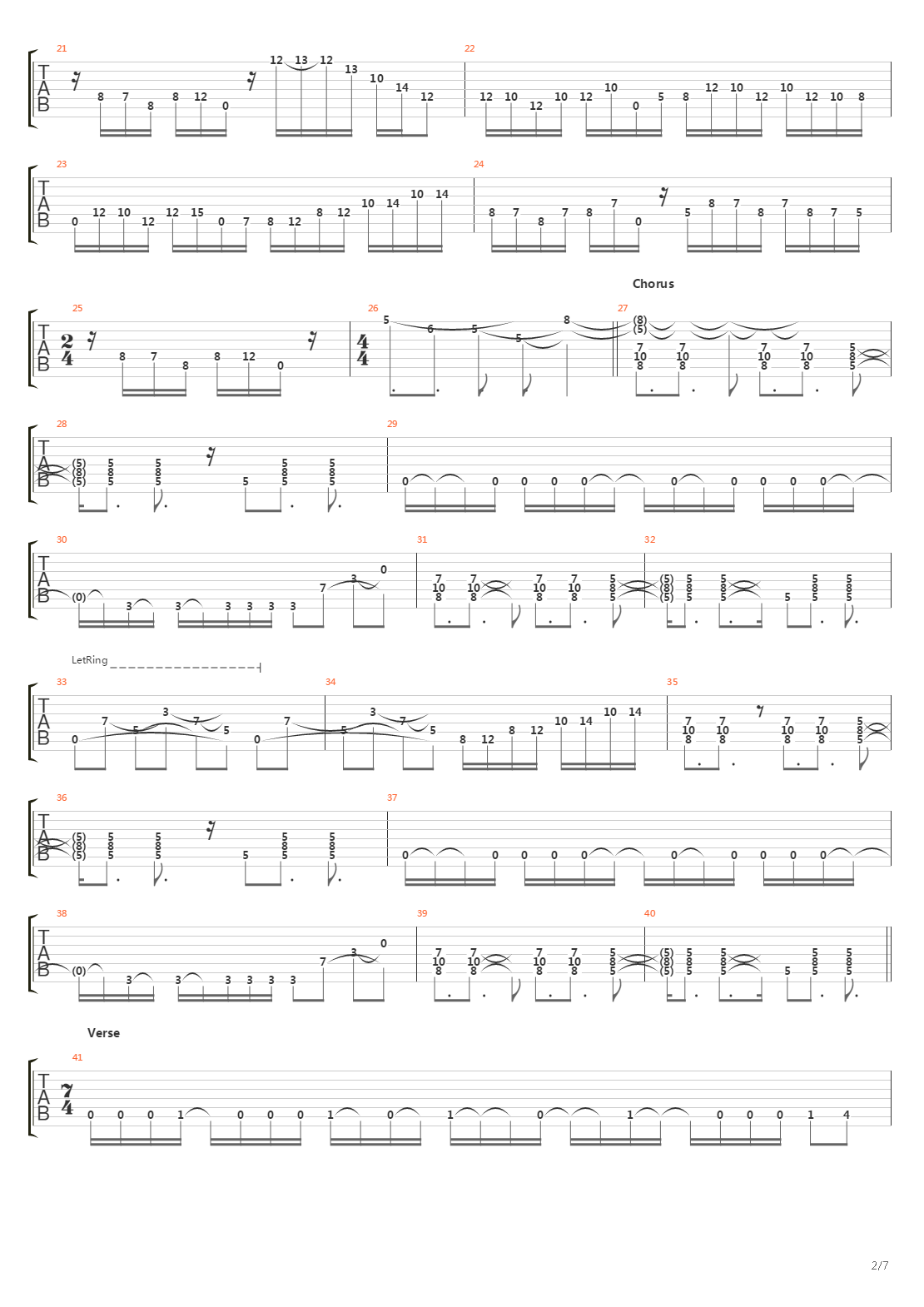 The Slough Of Despond吉他谱