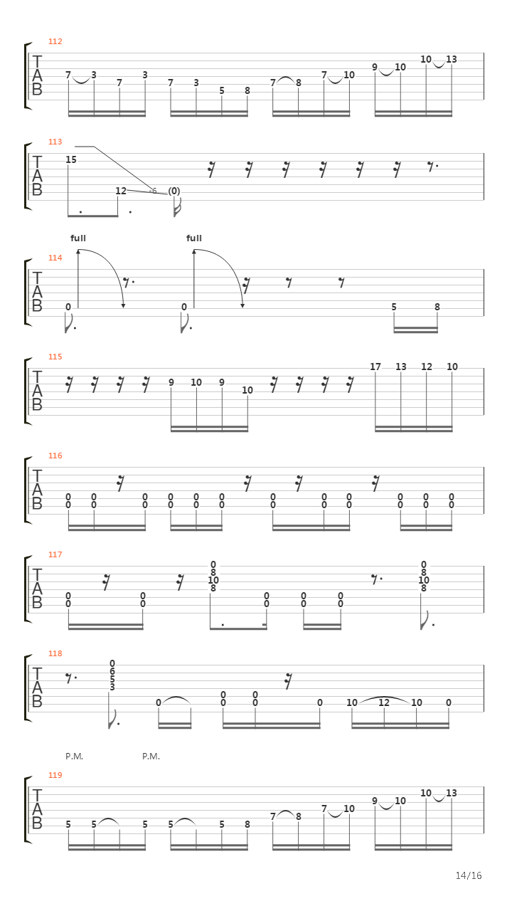 The Slough Of Despond吉他谱