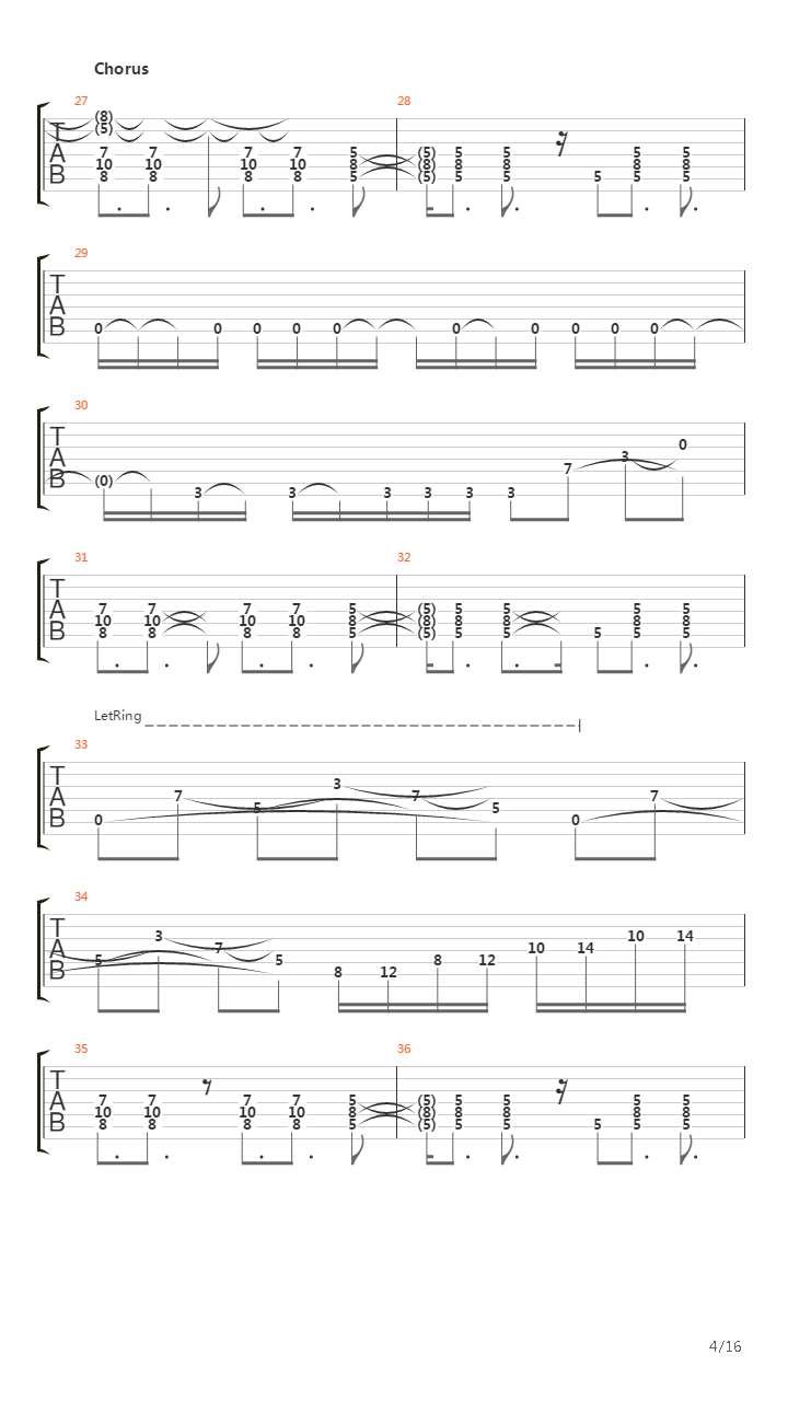 The Slough Of Despond吉他谱