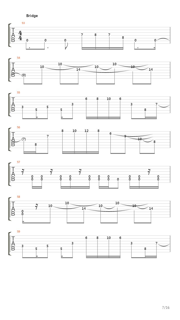 The Slough Of Despond吉他谱