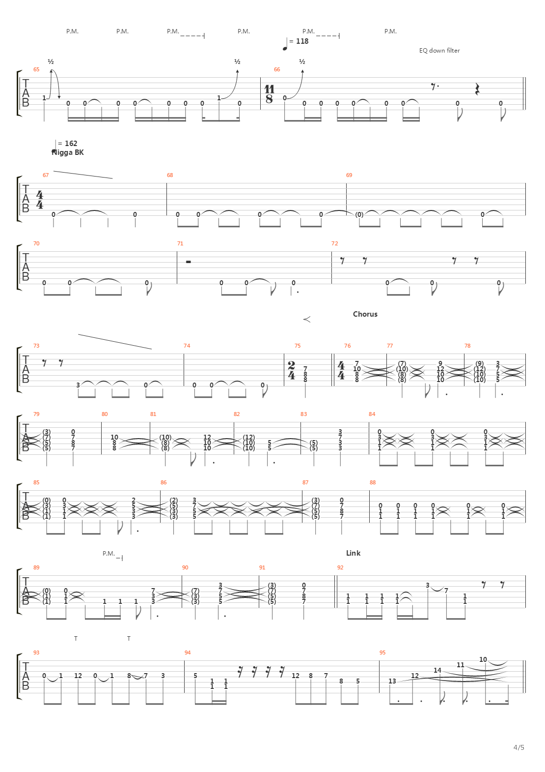 The Valley Of Shadow And Death吉他谱