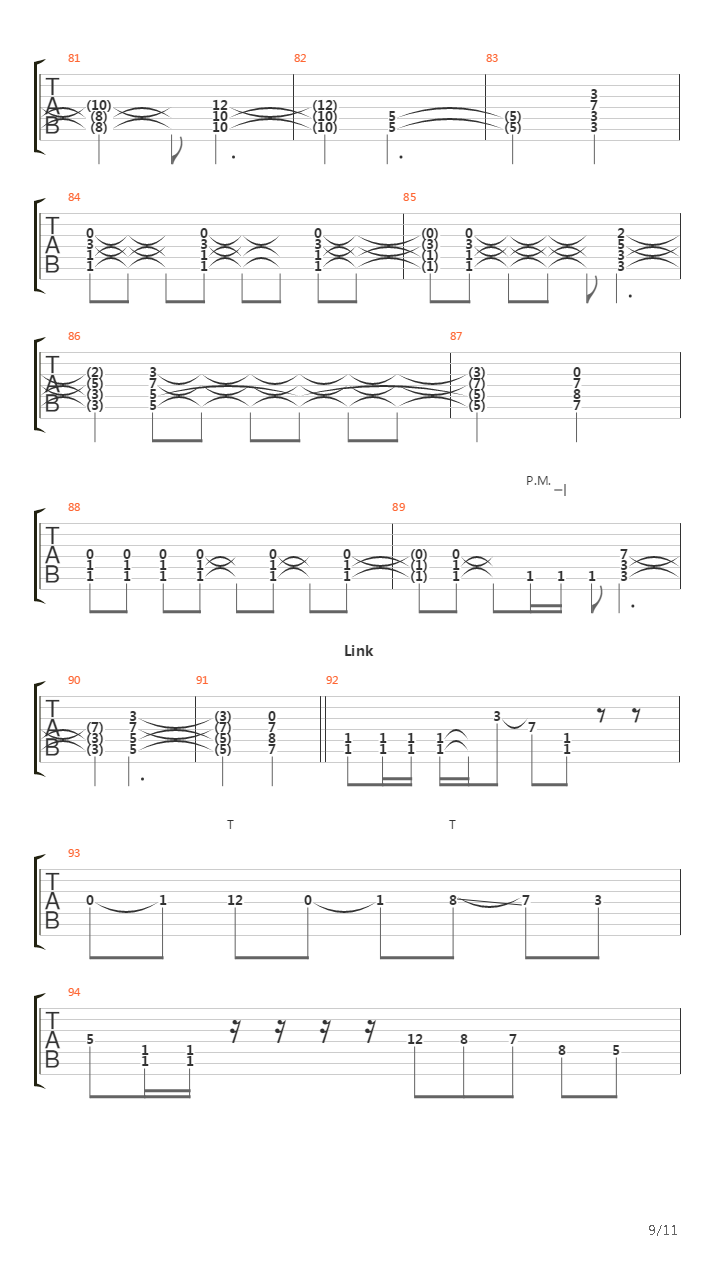 The Valley Of Shadow And Death吉他谱