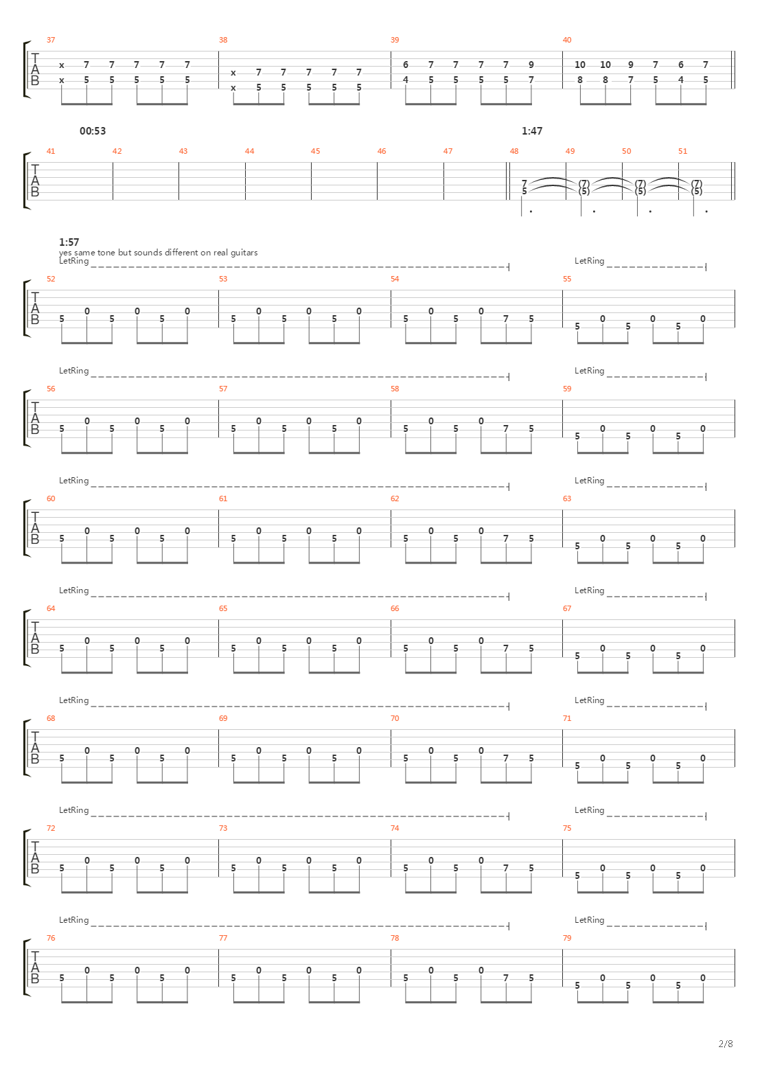 Cities Carved In Stone吉他谱