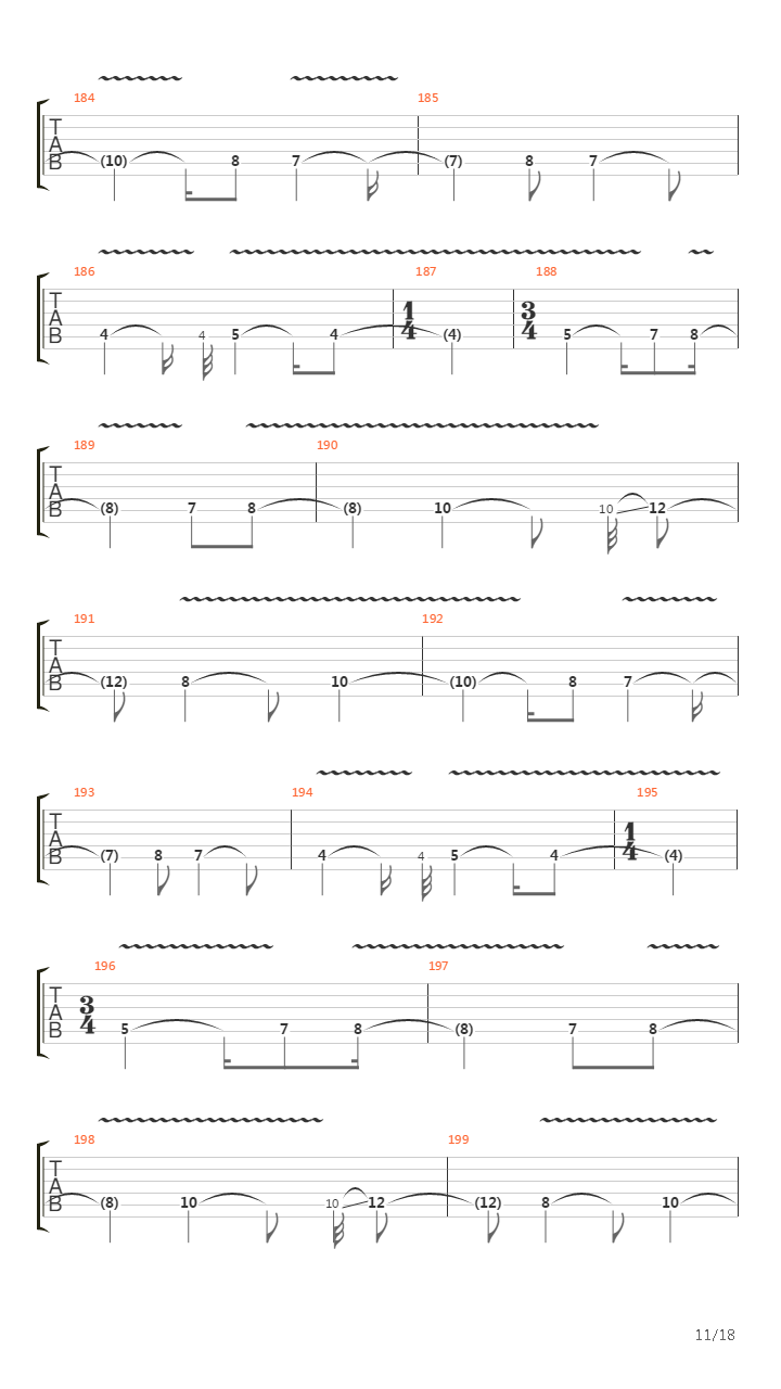 Cities Carved In Stone吉他谱