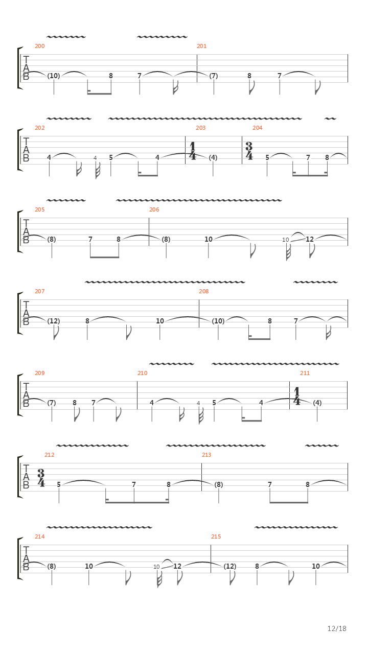 Cities Carved In Stone吉他谱