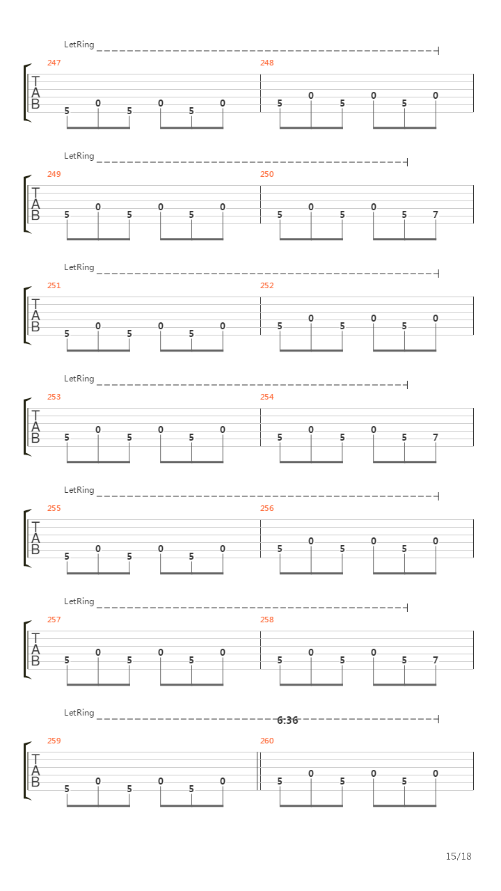 Cities Carved In Stone吉他谱