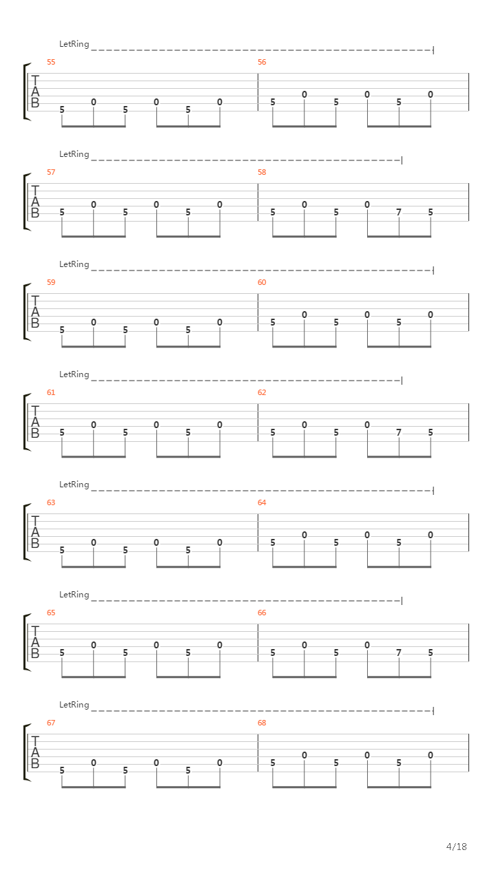 Cities Carved In Stone吉他谱