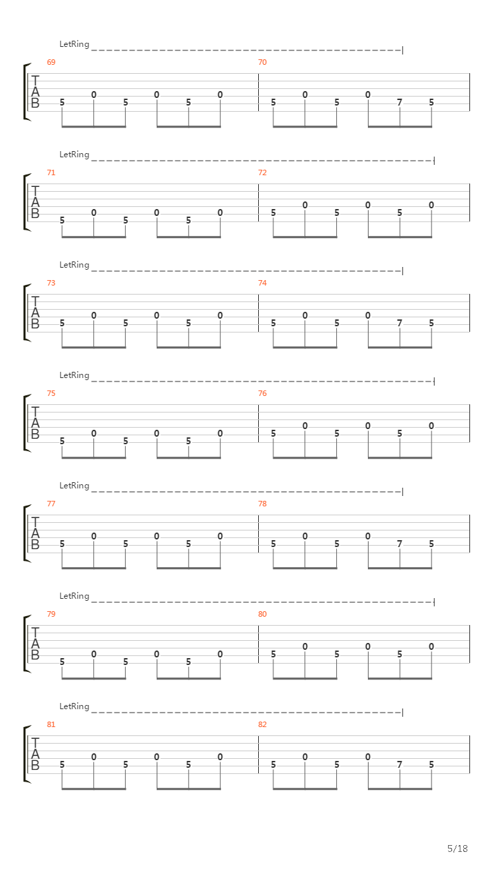 Cities Carved In Stone吉他谱