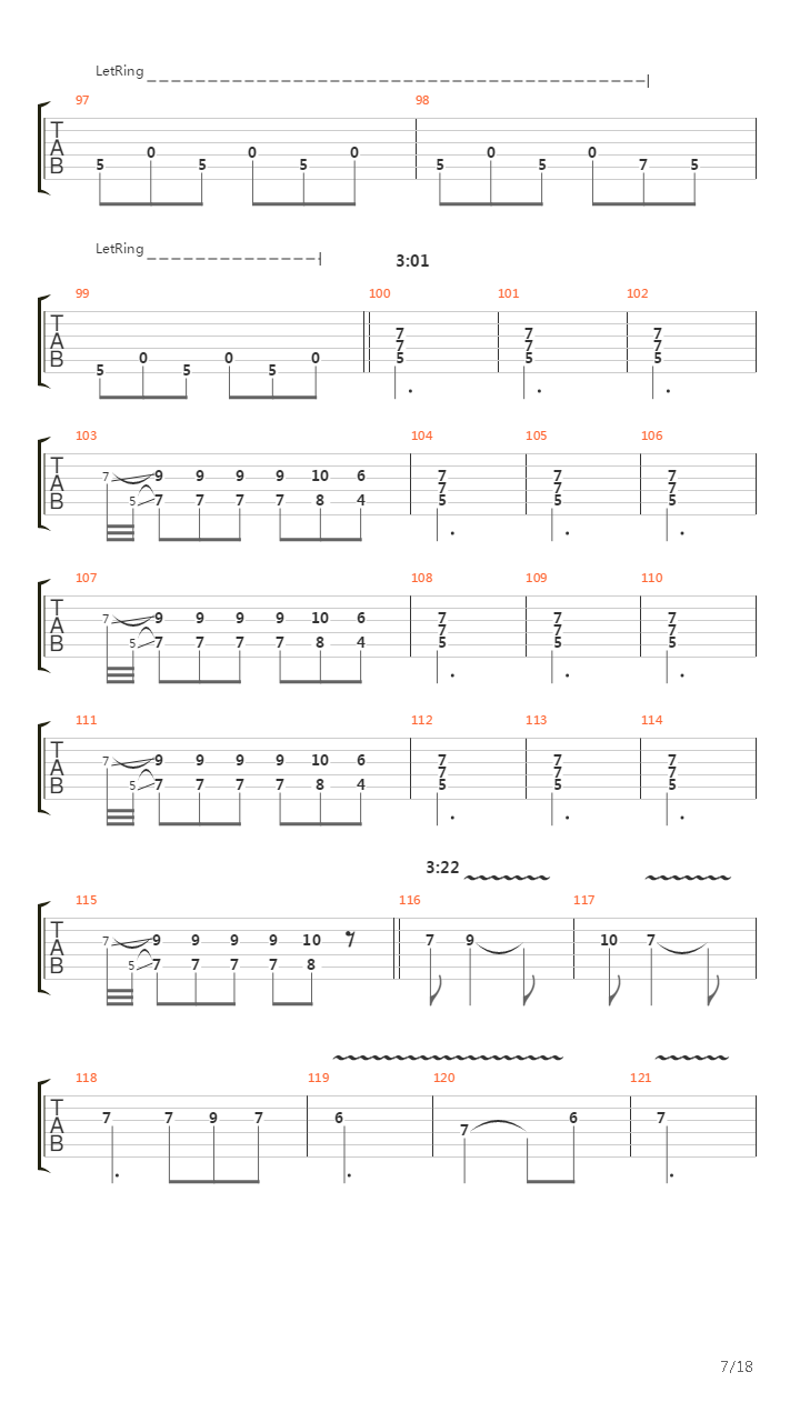 Cities Carved In Stone吉他谱