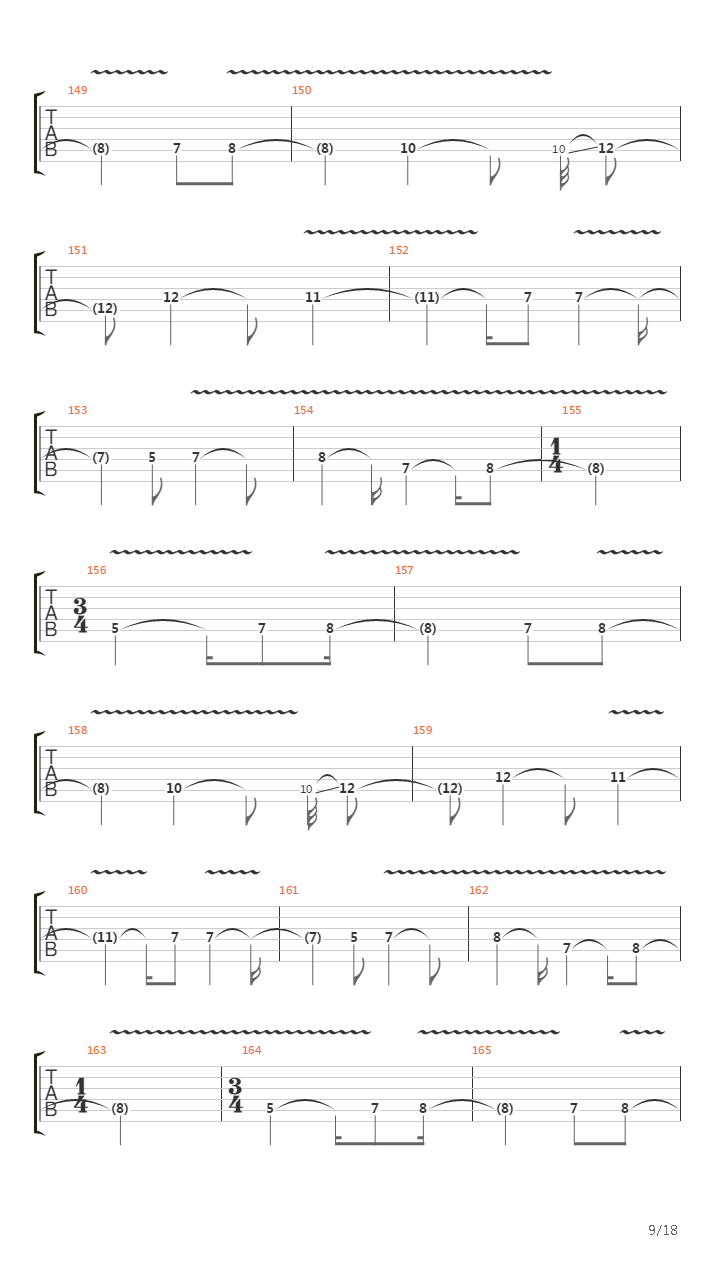 Cities Carved In Stone吉他谱