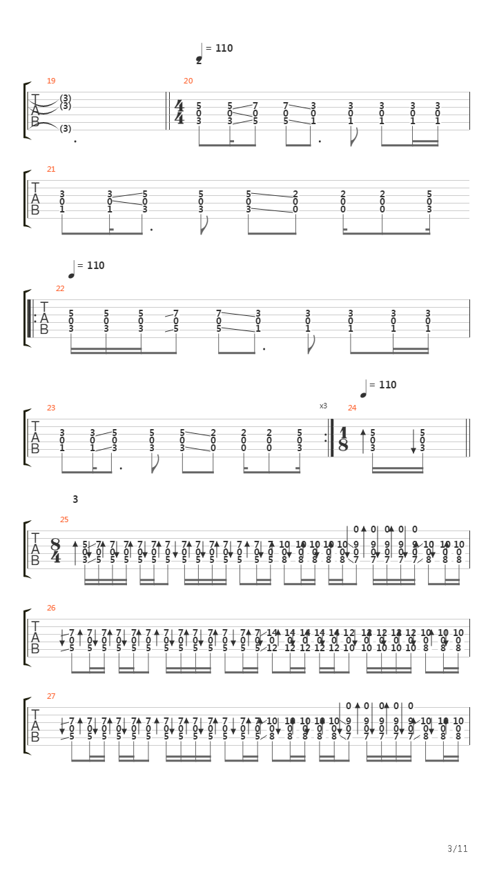 Dark Song吉他谱