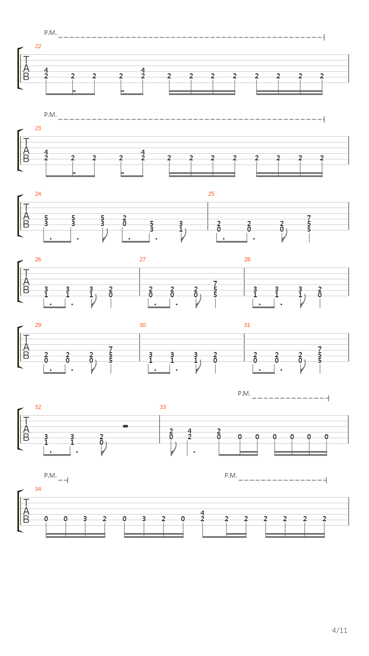 Murder 101吉他谱