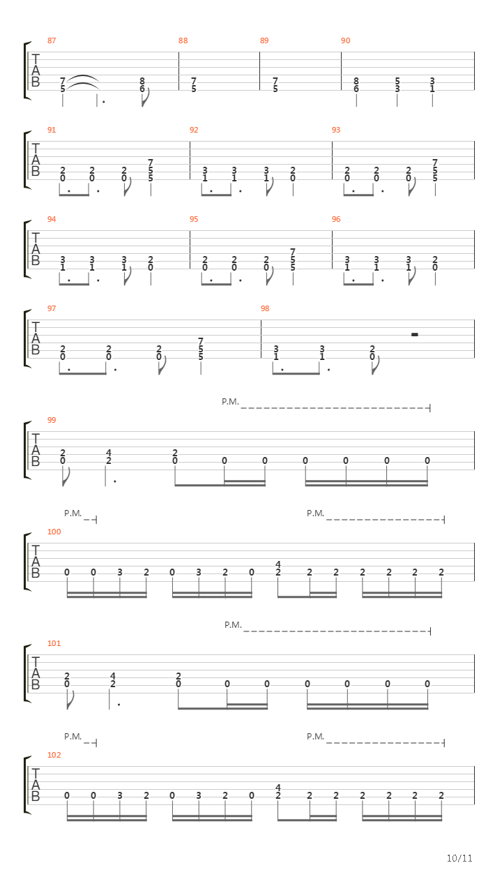 Murder 101吉他谱