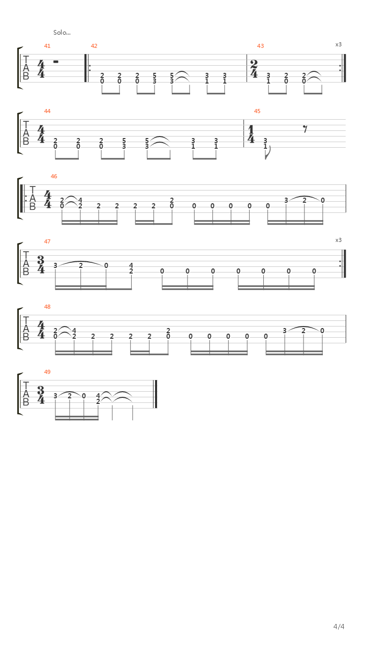 Murder 101吉他谱