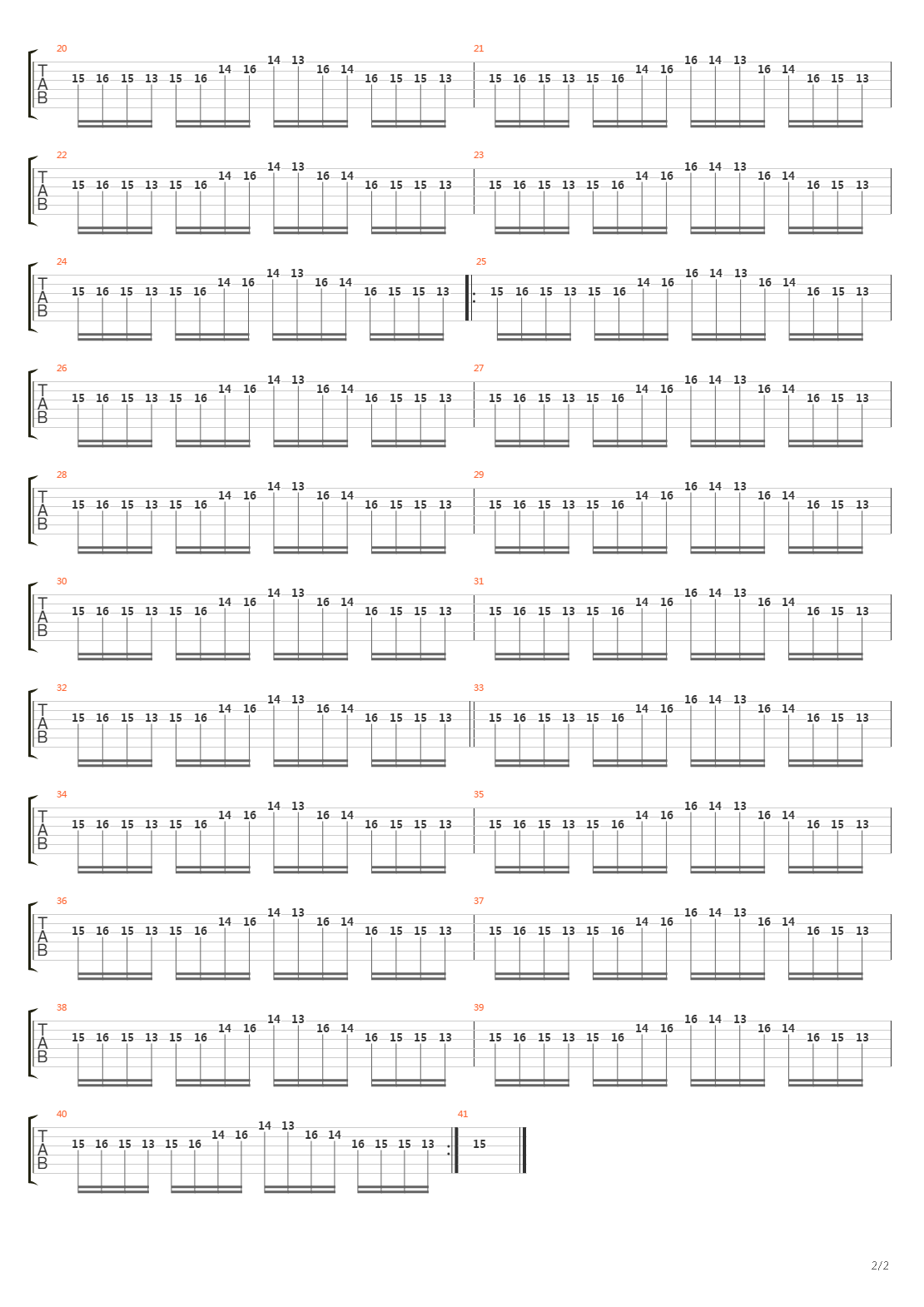 Medusas Path吉他谱