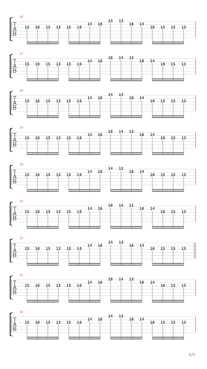 Medusas Path吉他谱