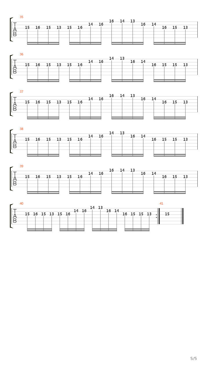 Medusas Path吉他谱