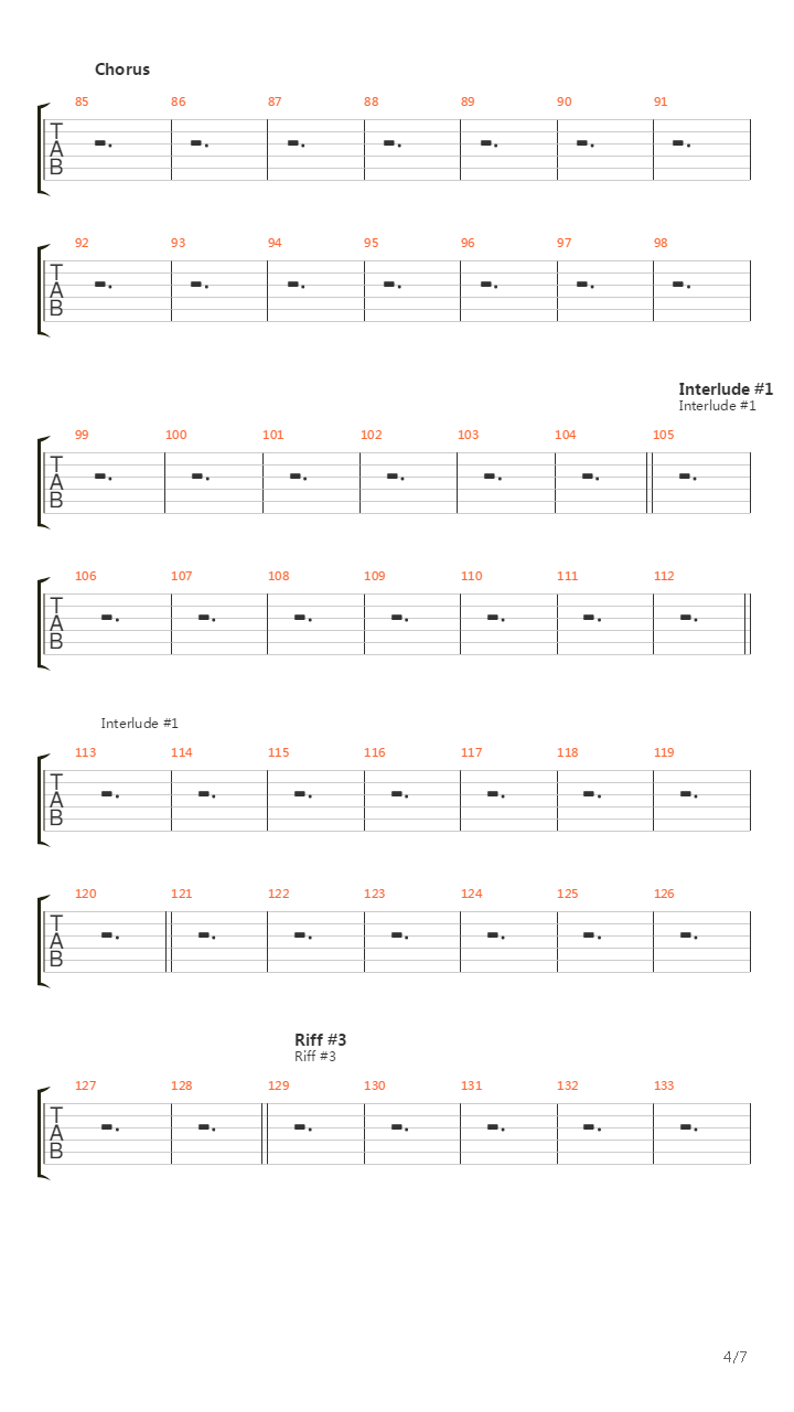 Breakdown In 3 4吉他谱