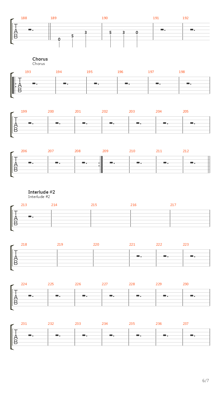 Breakdown In 3 4吉他谱