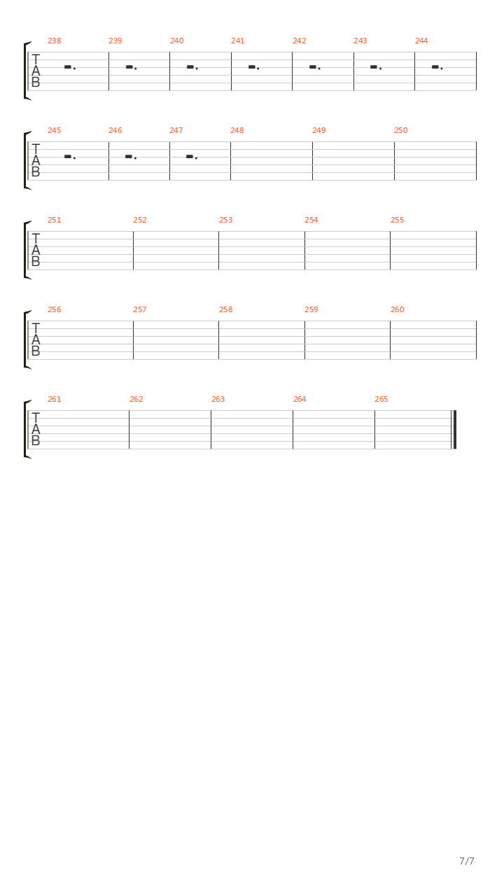 Breakdown In 3 4吉他谱