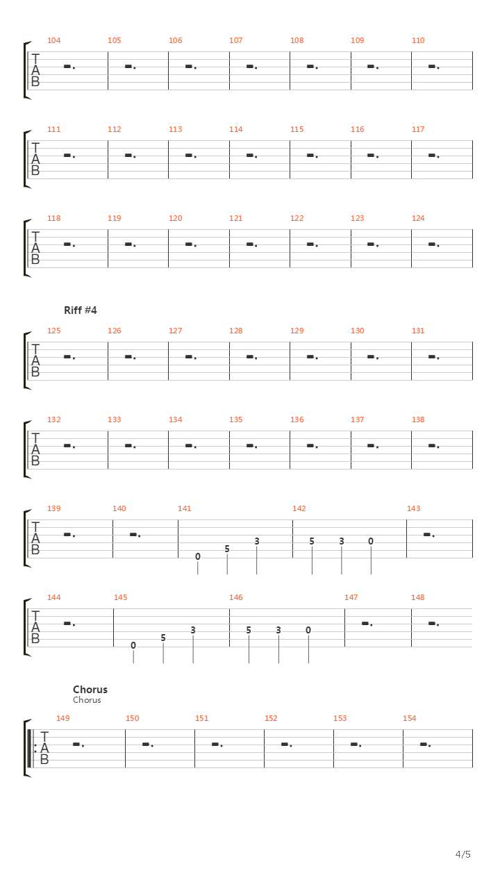 Breakdown In 3 4吉他谱