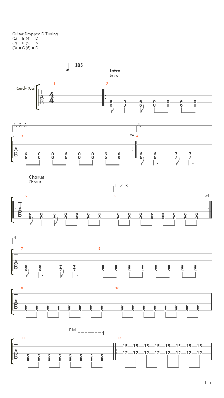 Chapter 2吉他谱