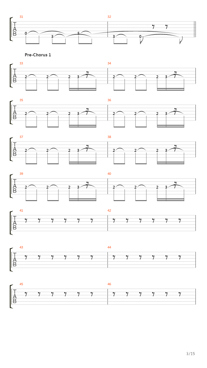 Rte 66吉他谱