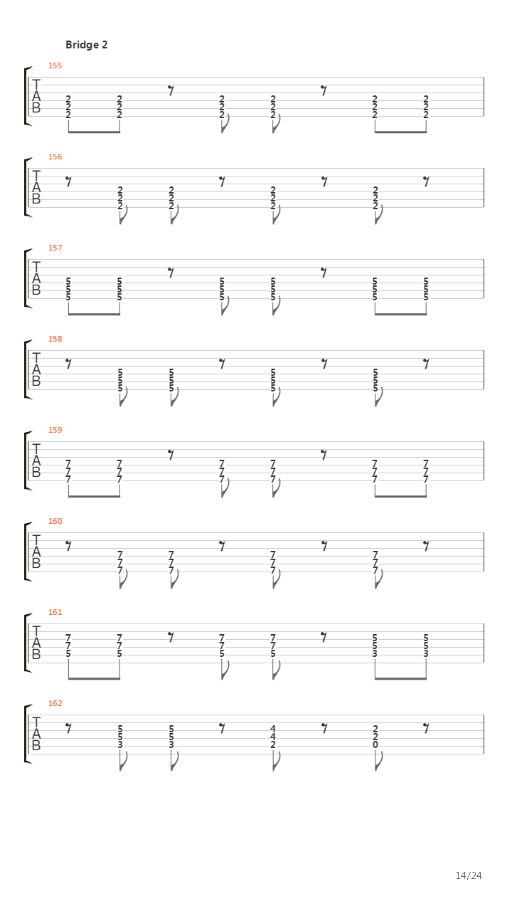 Sanctuary Hum吉他谱