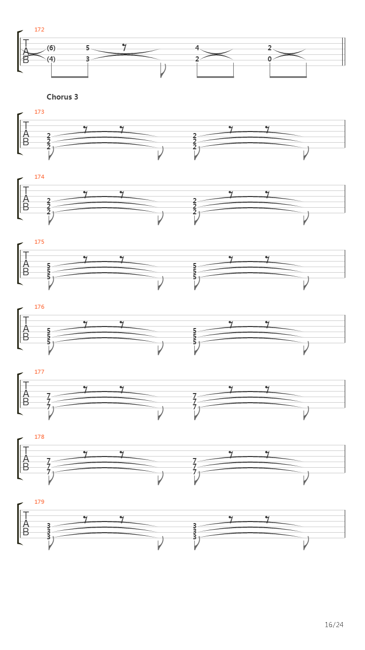 Sanctuary Hum吉他谱
