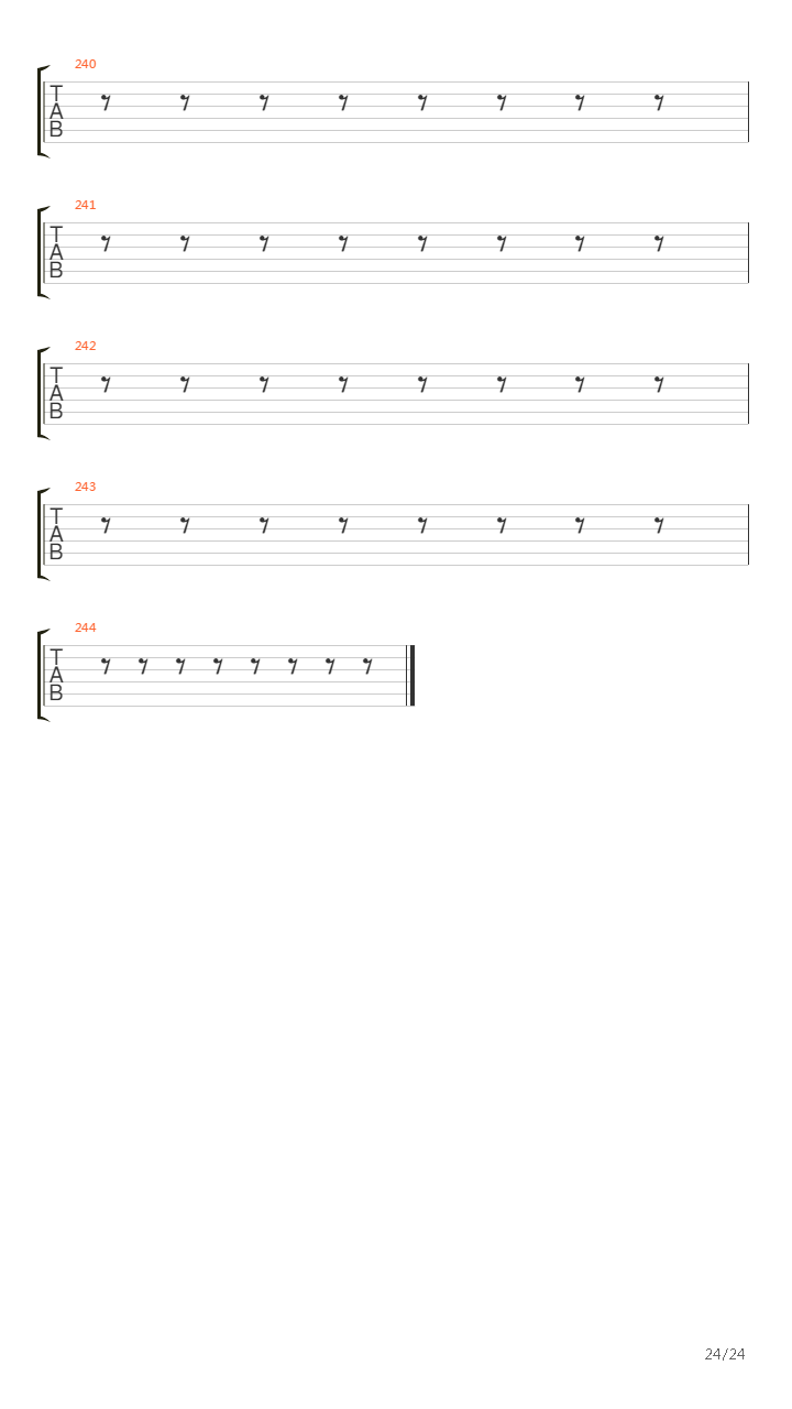 Sanctuary Hum吉他谱