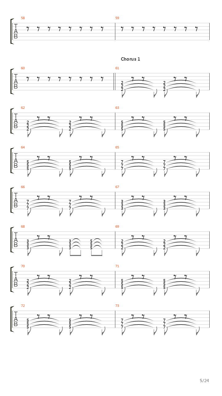 Sanctuary Hum吉他谱