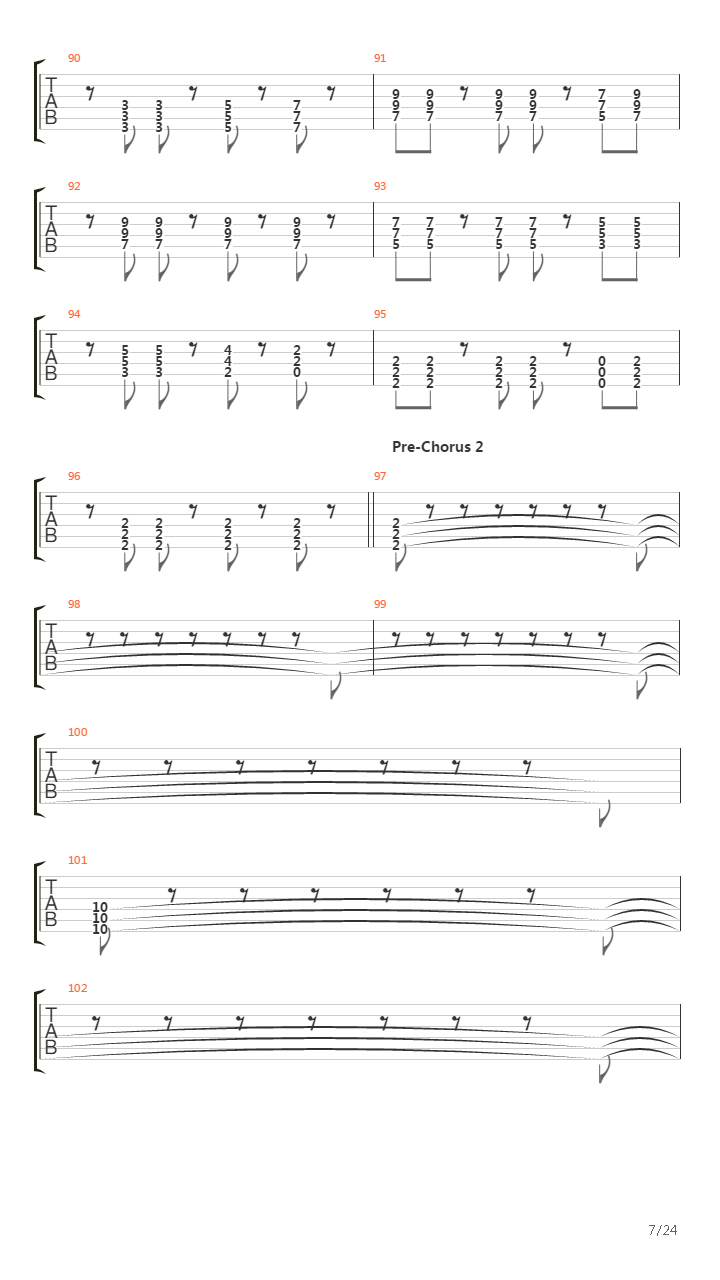 Sanctuary Hum吉他谱